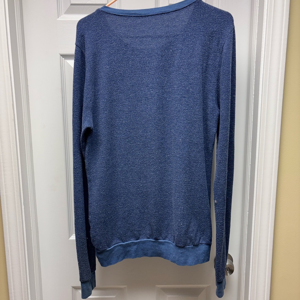 House of Tens Blue “Working on Working Out” Graphic Sweatshirt – Size M - Picture 7 of 8